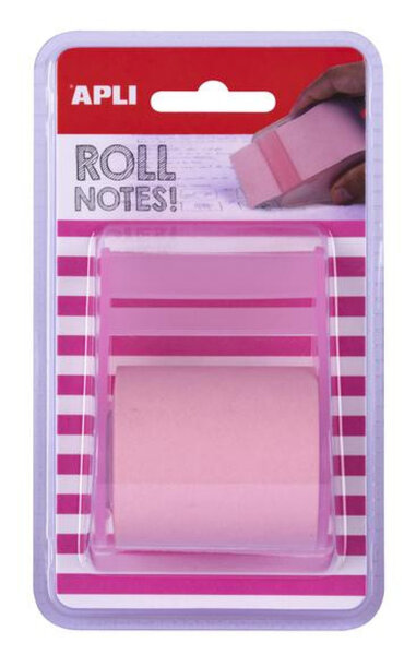 Apli Notes Distributeur 5Cmx8M Rose
