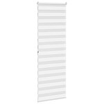 vidaXL Store zèbre blanc 80x200 cm largeur du tissu 75 9 cm polyester