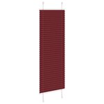 vidaXL Store plissé rouge bordeaux 50x150 cm largeur du tissu 49 4 cm