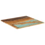 vidaXL Dessus de table carré 70x70 cm 15-16 mm Bois de récupération