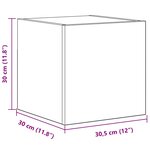 vidaXL Ensemble meuble TV 6 Pièces chêne artisanal 60 x 30 x 30 cm
