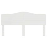 vidaXL Tête de lit Blanc Brillant 180 cm Bois d'ingénierie
