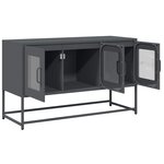 vidaXL Meuble TV anthracite 100 5x39x60 5 cm acier laminé à froid