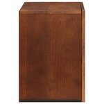 vidaXL Cabinet de salle de bain avec étagère Marron 38 x 33.5 x 48 cm