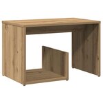 vidaXL Table d'appoint chêne artisanal 59x36x38 cm bois d'ingénierie