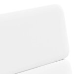 vidaXL Chaises de salle à manger 2 Pièces Blanc 58 x 65 x 98 cm Faux cuir