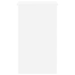 vidaXL Bureau Blanc 90x45x76 cm Bois d’ingénierie