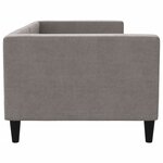vidaXL Lit de repos taupe 80x200 cm tissu