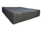 Matelas mousse 180 x 200 x 25 cm - Gris