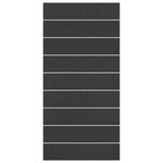 vidaXL Couvre-piscine Rectangulaire Noir Plastique 999 x 500 cm