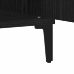 vidaXL Buffet Noir 60 x 35 x 70 cm Bois d'ingénierie