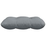 vidaXL Coussins de siège 4 Pièces Gris clair 40 x 40 x 12 cm tissu