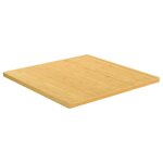 vidaXL Dessus de table 80x80x2 5 cm bambou