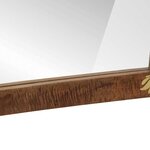 vidaXL Miroir de salle de bain Marron miel 70 x 50 x 2 5 cm