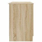 vidaXL Bureau Chêne Sonoma 142 5 x 50 x 75 cm Bois d'ingénierie