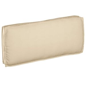 vidaXL Coussin Tissu Oxford Beige 120 x 50 x 12 cm