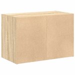 vidaXL Armoire avec 2 tiroirs chêne sonoma 60x31x40 cm bois ingénierie