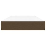vidaXL Matelas de lit à ressorts ensachés Marron foncé 90x200x20 cm