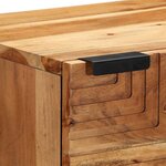 vidaXL Highboard Marron 40 x 33 x 110 cm Bois d'acacia massif