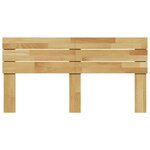 vidaXL Tête de lit 140 cm en bois massif de chêne