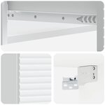 vidaXL Table d'appoint murale Blanc 87 5 x 34 5 x 17 cm