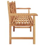 vidaXL Banc de jardin Marron 228 x 60 x 90 cm Bois de teck solide