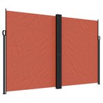 vidaXL Auvent latéral rétractable terre cuite 220x600 cm