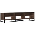 vidaXL Meuble TV chêne marron 180x40x46 cm bois d'ingénierie