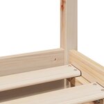 vidaXL Cadre de lit sans matelas 180x200 cm bois massif de pin