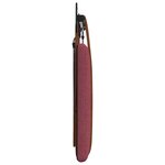 vidaXL Tête de lit suspendue Avec lumière LED Bordeaux PU antique