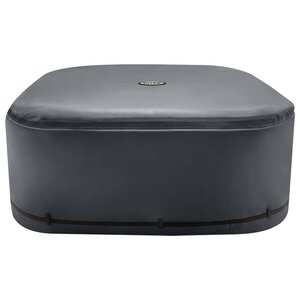 INTEX Housse de spa INTEX Gris foncé 196 x 196 x 72 cm PVC et PU