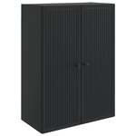 vidaXL Armoire Murale Noir 66 x 34 5 x 90 cm Bois d'ingénierie