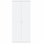 vidaXL Buffet haut blanc 80x35x180 cm bois d'ingénierie