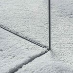 vidaXL Tapis HUARTE Gris 150 x 80 cm 100  Polyester