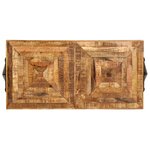 vidaXL Table console Bois de manguier massif 80x40x75 cm
