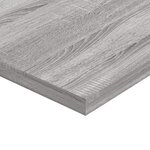 vidaXL Étagères murales 4 Pièces sonoma gris 60x30x1 5 cm bois ingénierie