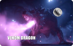 Monnaie VENOM DRAGON 1/500 Oz Platine 25$ Liberia 2026 (PRÉCOMMANDE)