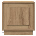vidaXL Cabinet de chevet avec 2 Pièces chêne artisanal 44 x 34 5 x 45 cm