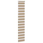 vidaXL Store zèbre marron sable largeur du tissu 45 9 cm polyester
