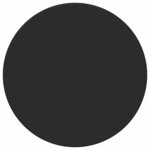 vidaXL Plateau de table Noir 70 x 70 x 1.5 cm Bois d'ingénierie
