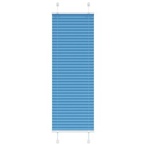 vidaXL Store plissé bleu 40x100 cm largeur du tissu 39 4 cm polyester