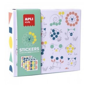 Boite Gommettes Geometriques Animaux