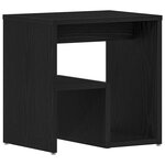 Coffres de chevet vidaXL 2 Pièces Chêne noir 40x30x40 cm Bois d'ingénierie