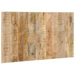 vidaXL Tête de lit 140 cm bois de manguier brut massif