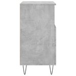 vidaXL Buffets 2 Pièces gris béton bois d'ingénierie