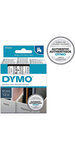 DYMO LabelManager cassette ruban D1 12mm x 7m Noir/Transparent (compatible avec les LabelManager et les LabelWriter Duo)