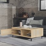 vidaXL Table basse chêne sonoma 90x60x35 cm bois d'ingénierie