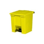 Collecteur à pédale Slim Jim, 30 litres, jaune RUBBERMAID