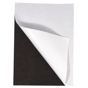 Feuille magnétique  autocollante  21x29 cm  épaisseur 2 mm