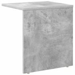 vidaXL Table d'appoint 2 Pièces Gris béton 37 x 32 x 40 cm